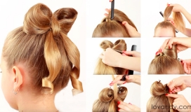 bow hairstyle diy