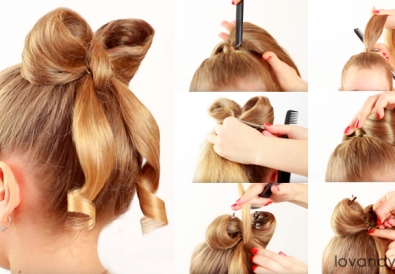 bow hairstyle diy