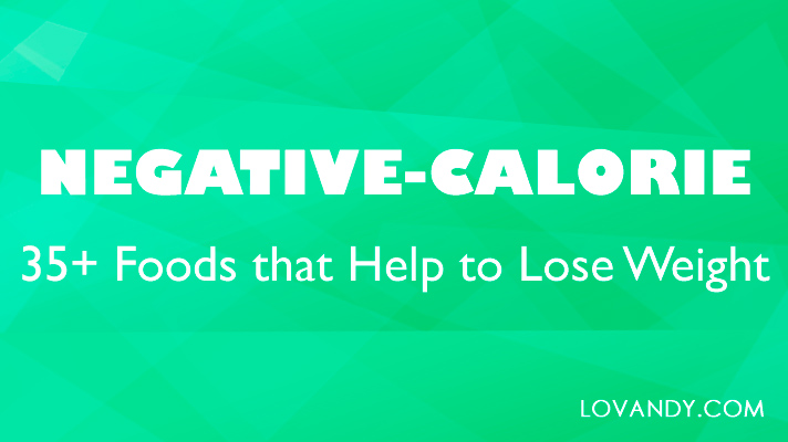 what are negative calorie foods