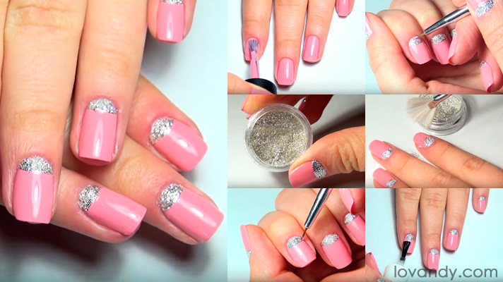 DIY: How To Make Moon Nail Design - Step By Step
