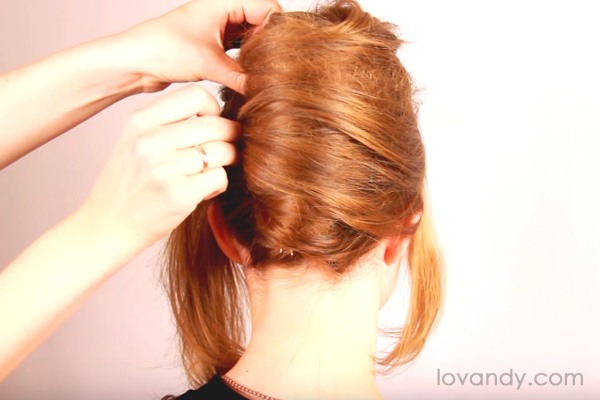 diy french twist hair