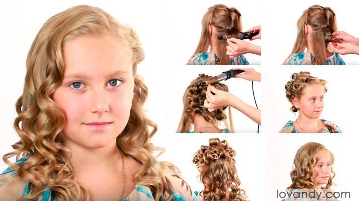 How To Do Curly Hair For Little Girls - TUTORIAL