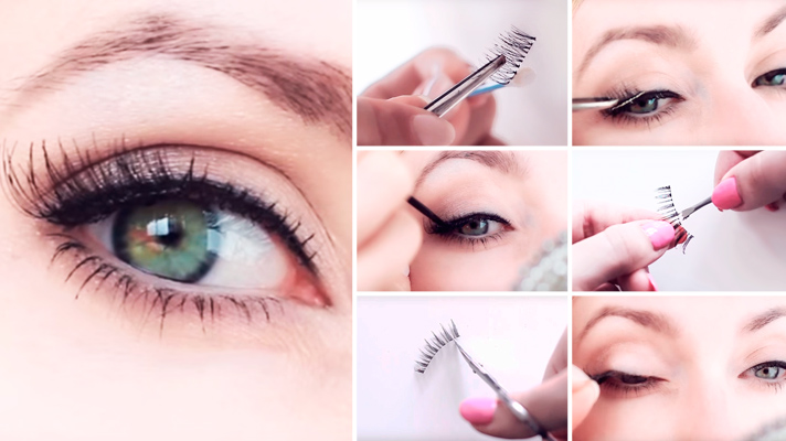 fake eyelashes DIY