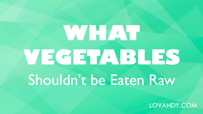 vegetables you can eat raw