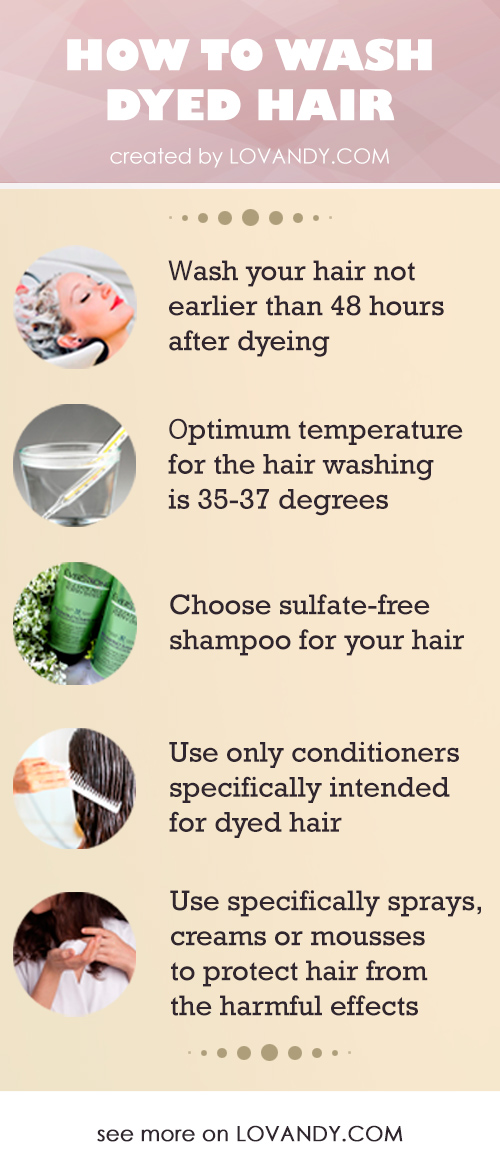 How to Wash Dyed Hair 5 Tips