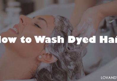 how to wash dyed hair